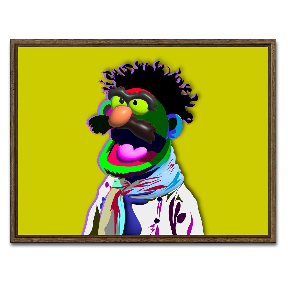 AUTO-MOCKUP WHITE | Soup Nazi | 1 Piece | Walnut Framed Canvas | group=4x3