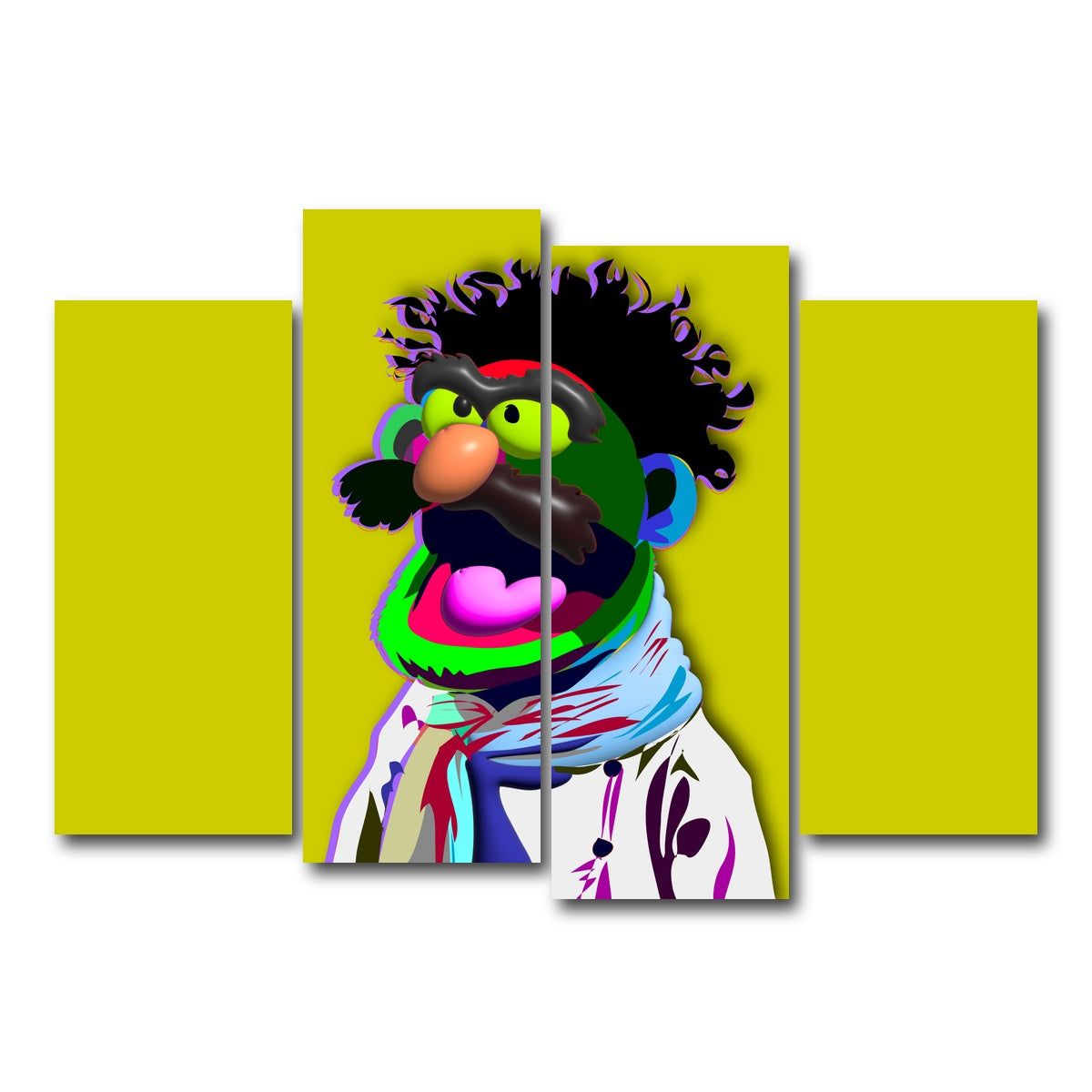 AUTO-MOCKUP WHITE | Soup Nazi | 4 Piece | Gallery Wrap Canvas | group=4_normal