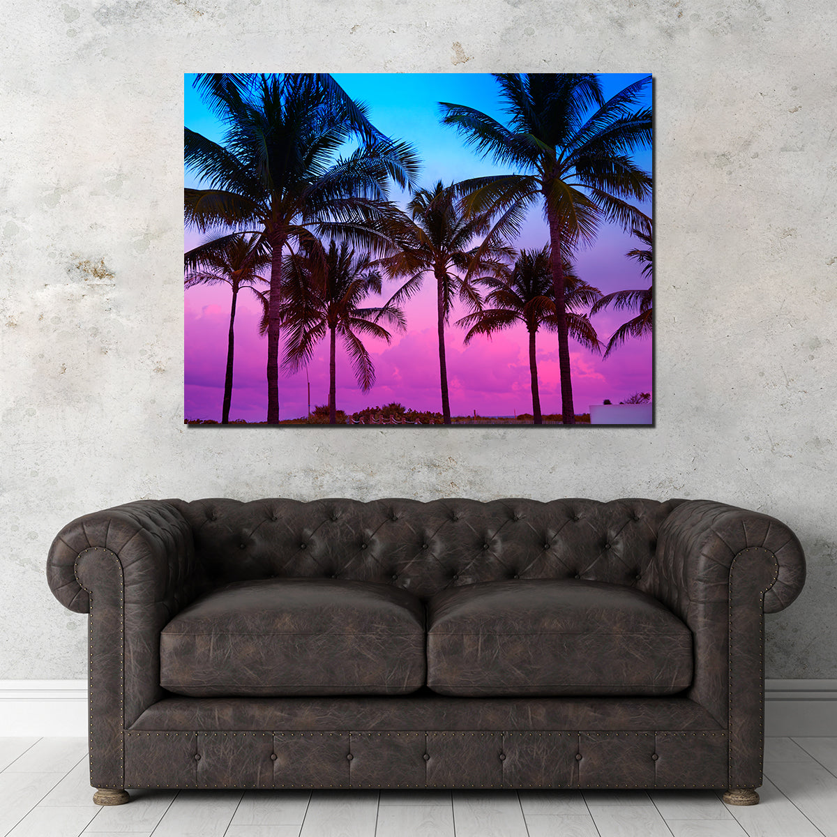 South Beach Sunset Wall Art