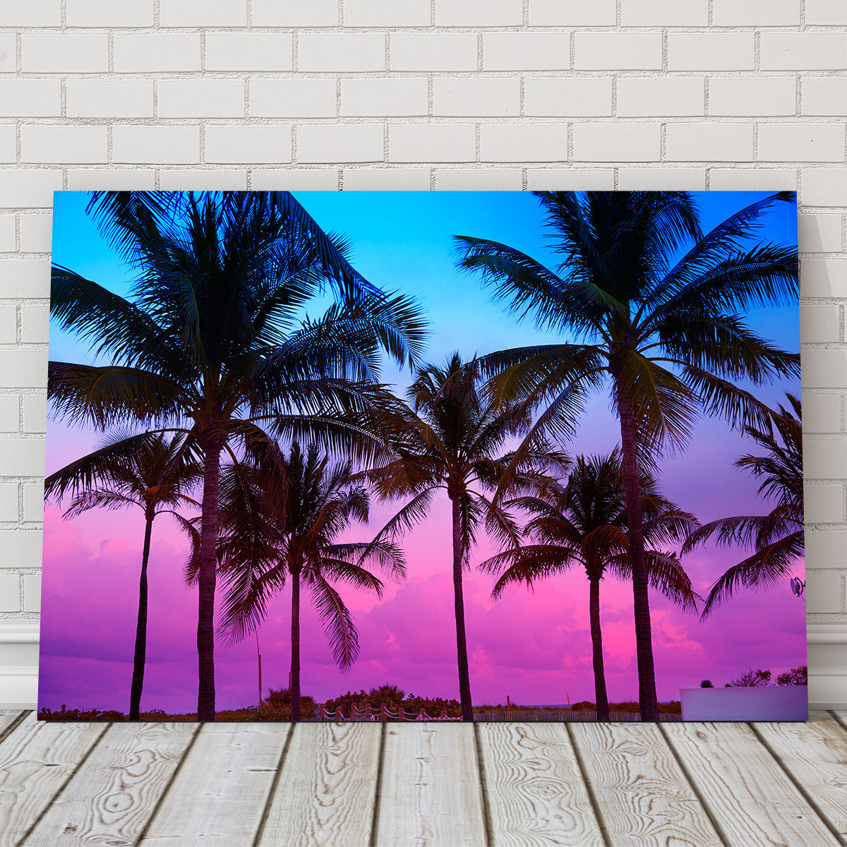South Beach Sunset Wall Art