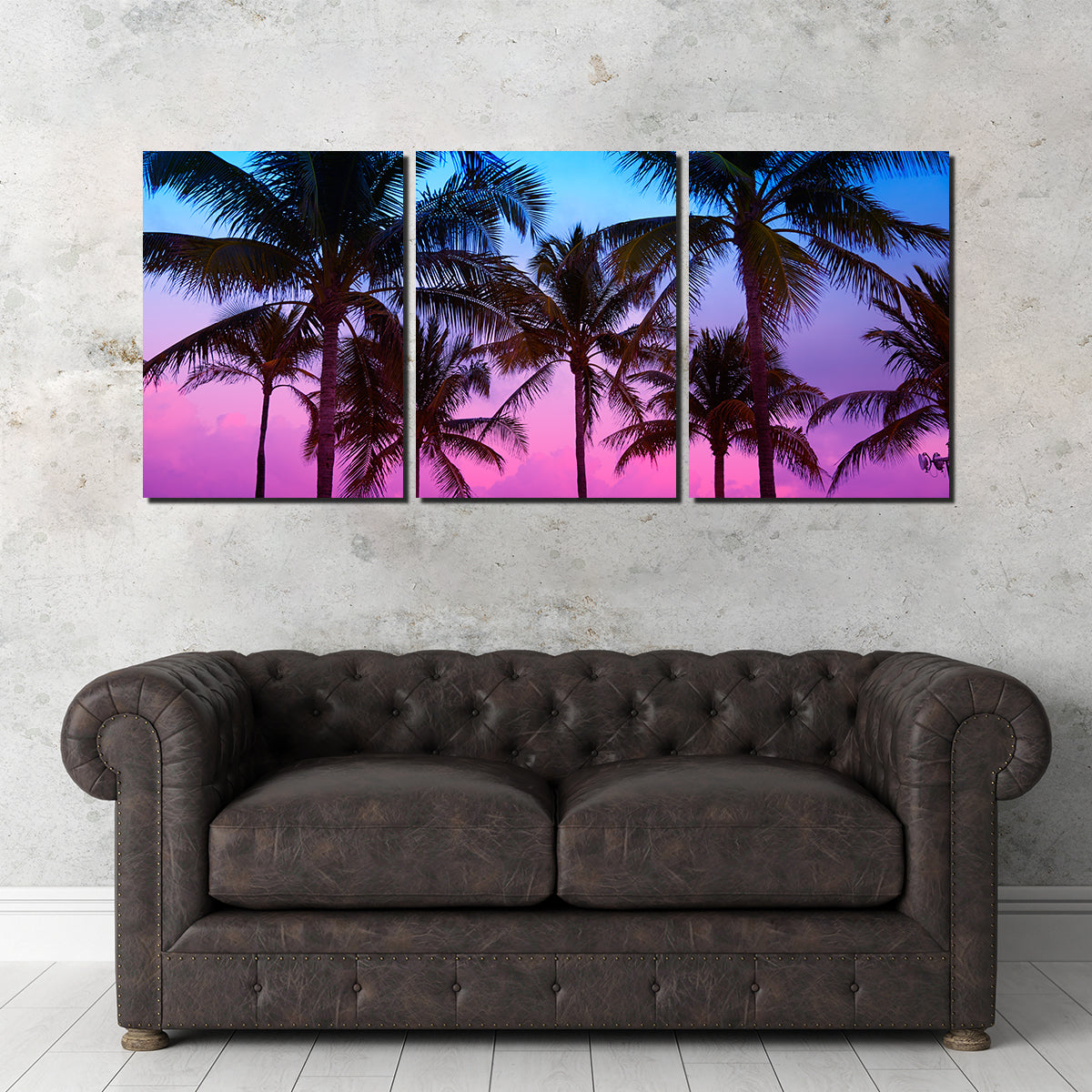 South Beach Sunset Wall Art