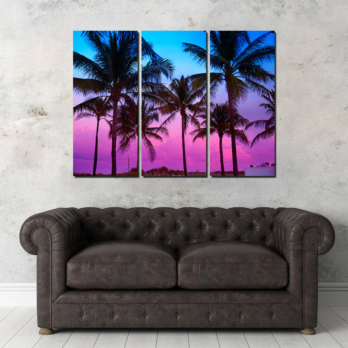 South Beach Sunset Wall Art