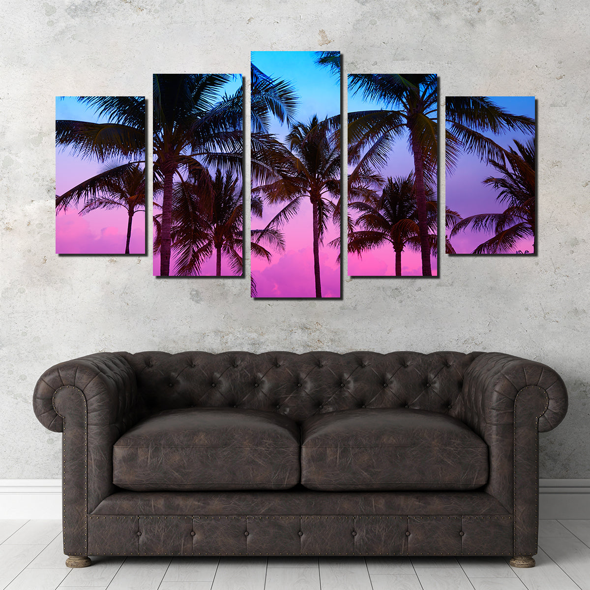 South Beach Sunset Wall Art
