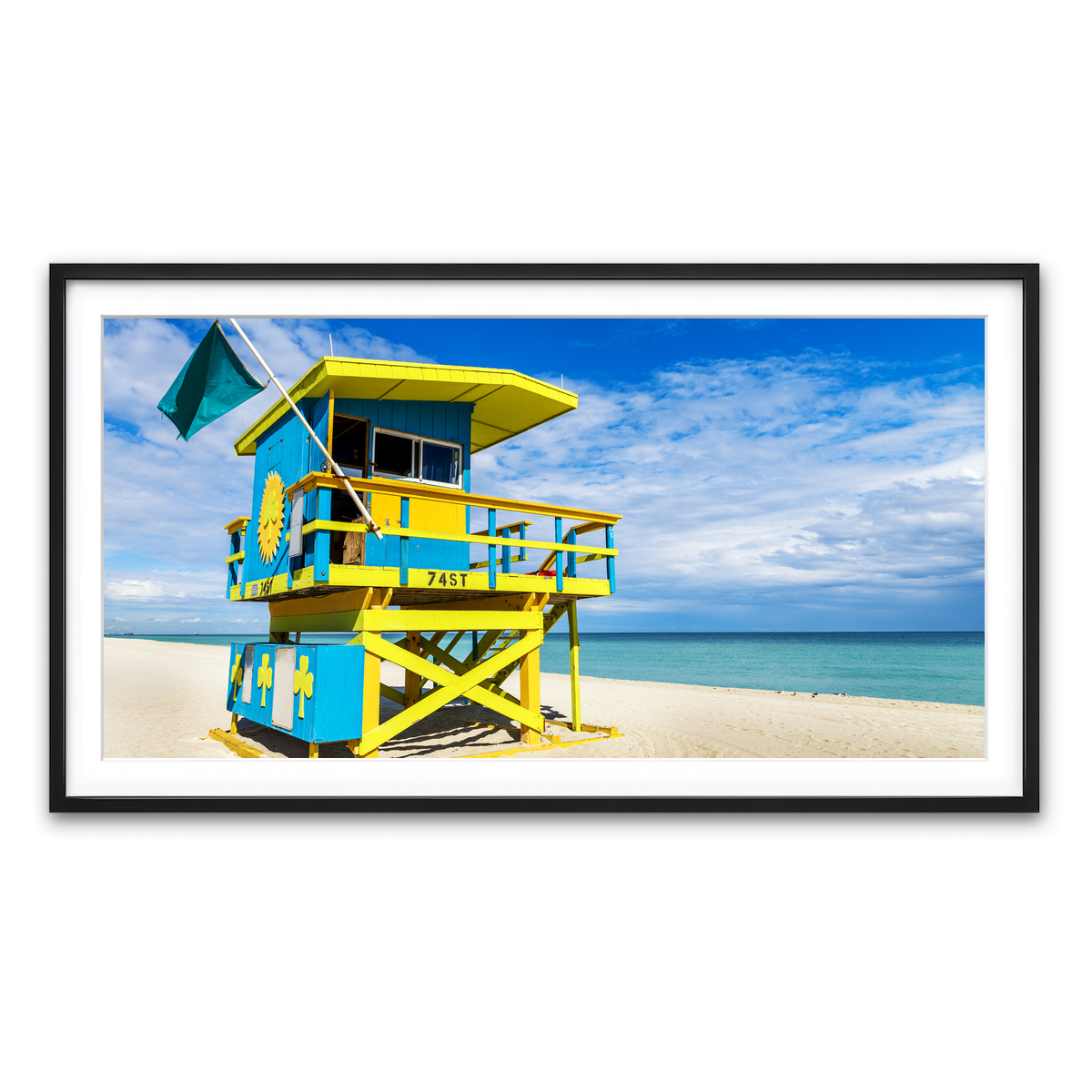 Framed Print 2x1 Black