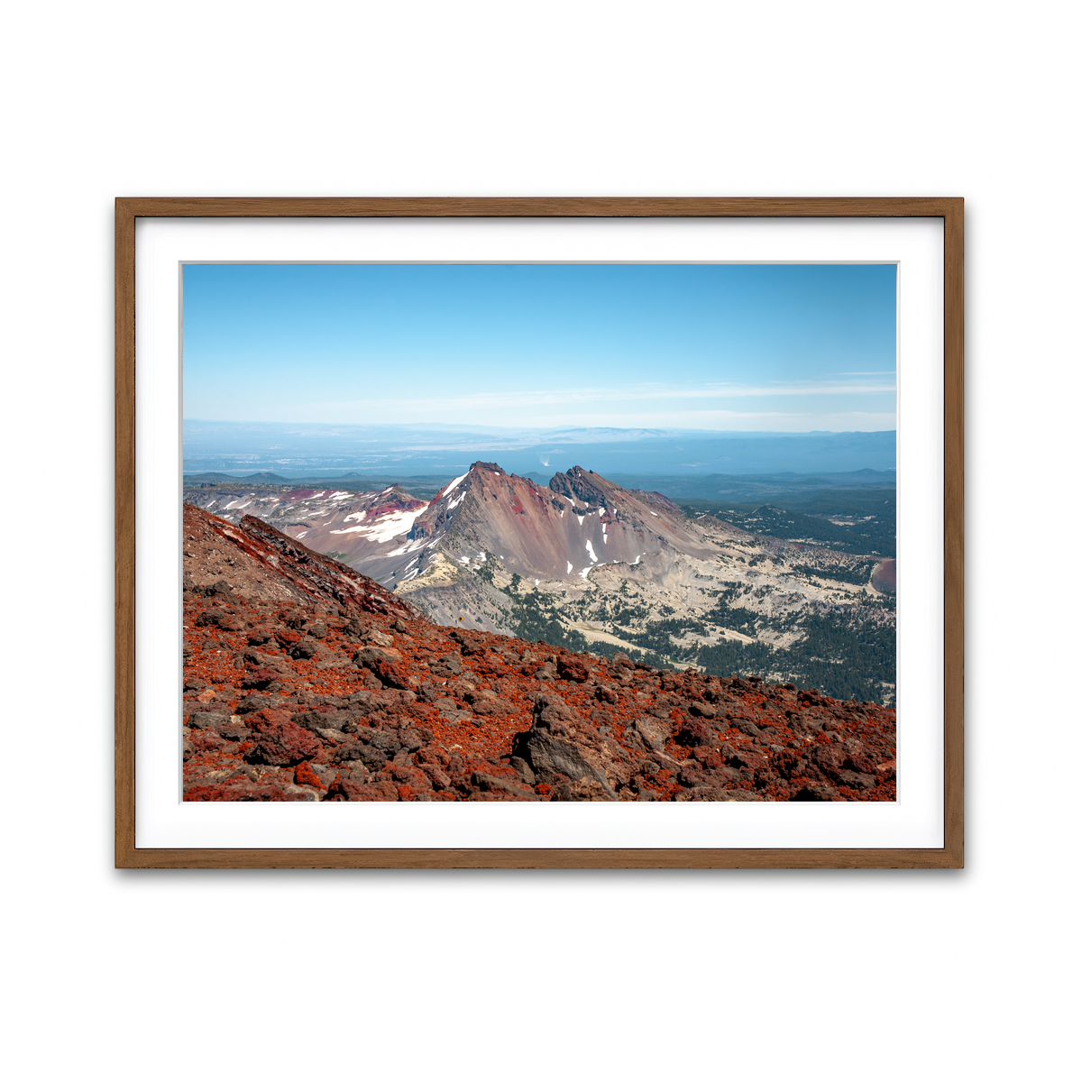Framed Print 4x3 Walnut
