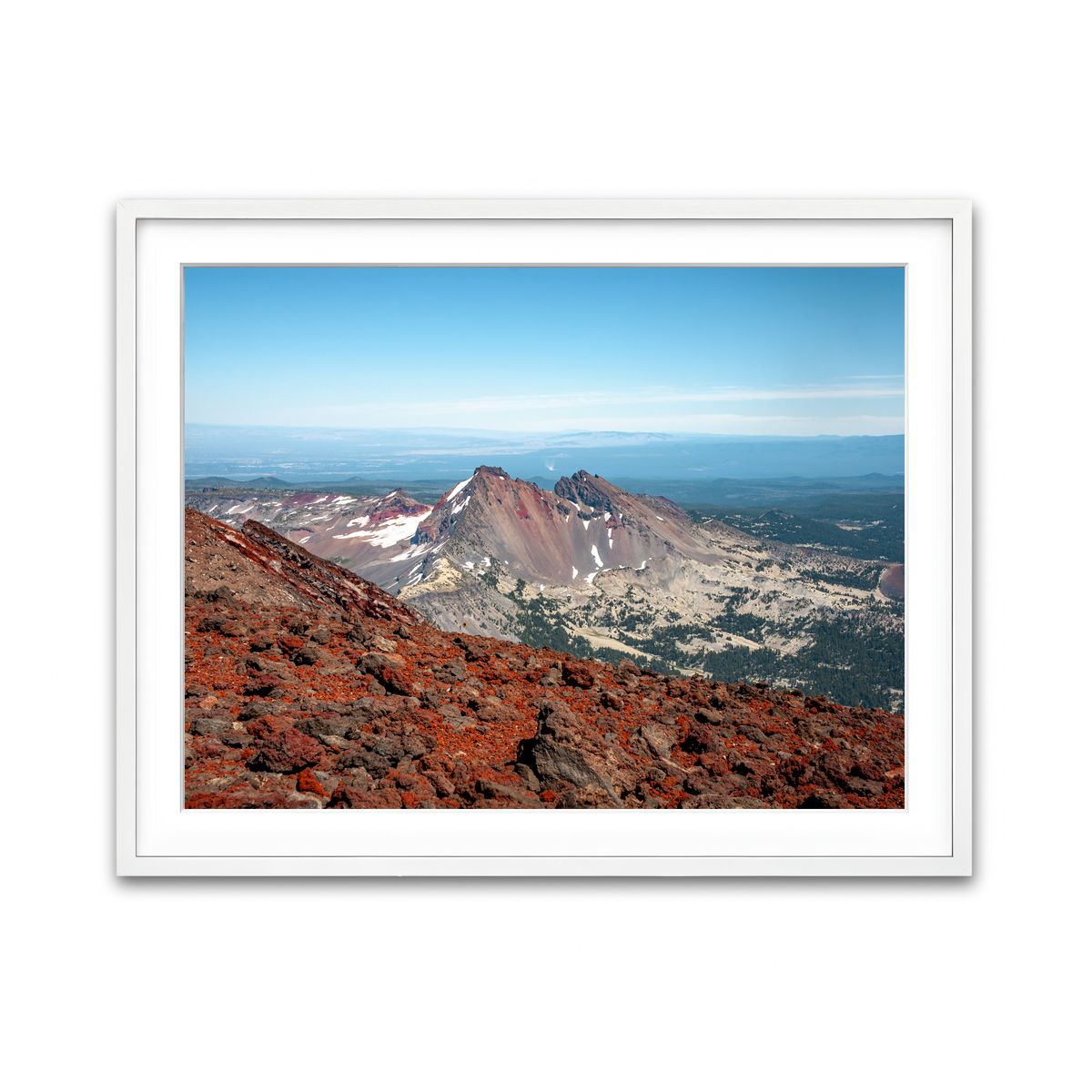 Framed Print 4x3 White