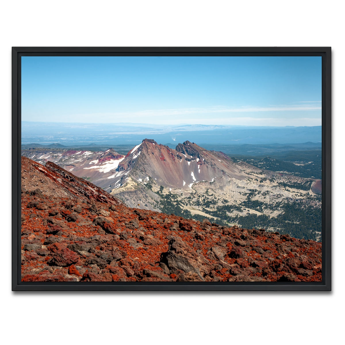 AUTO-MOCKUP WHITE | South Sister | 1 Piece | Black Framed Canvas | group=4x3