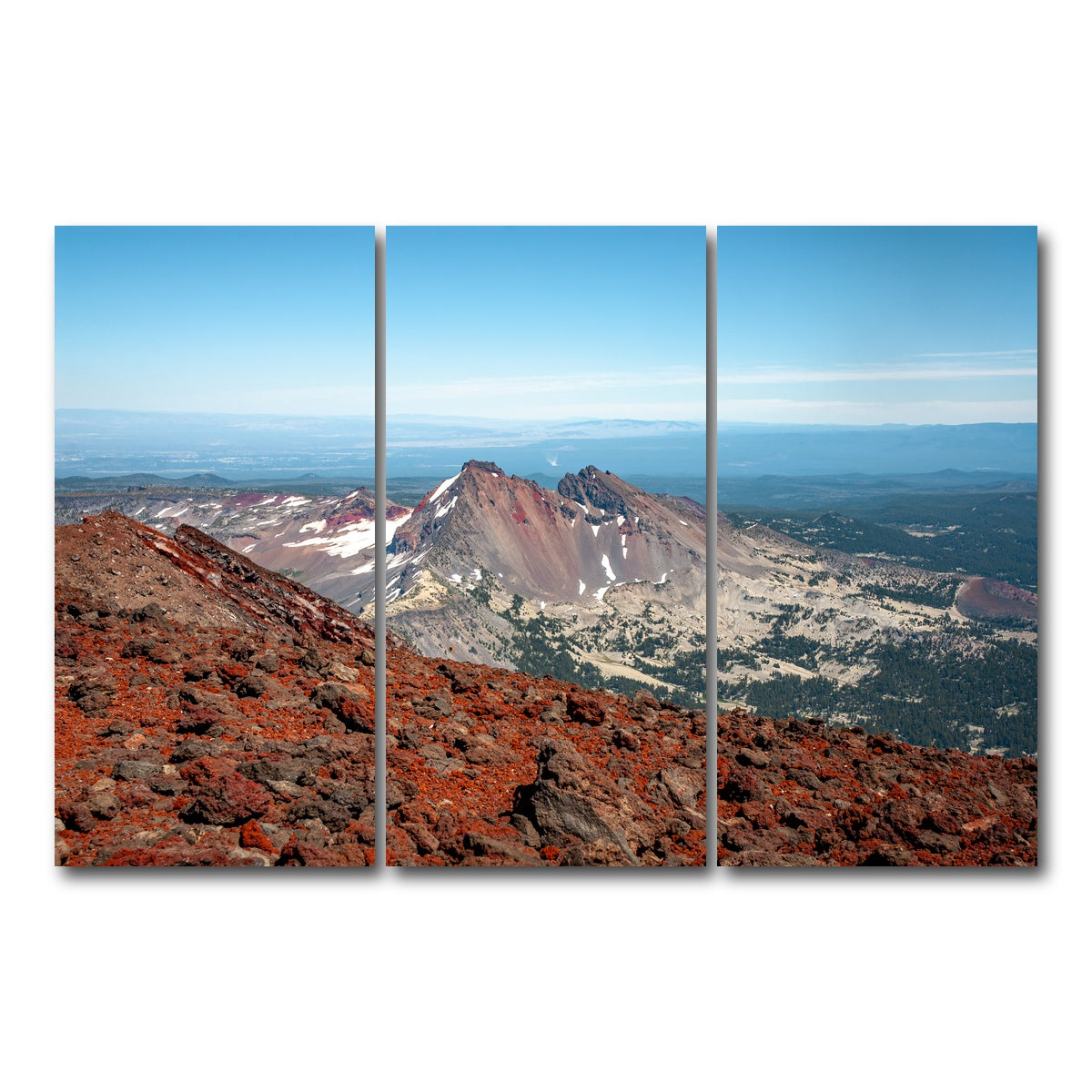 AUTO-MOCKUP WHITE | South Sister | 3 Piece | Gallery Wrap Canvas | group=12x24