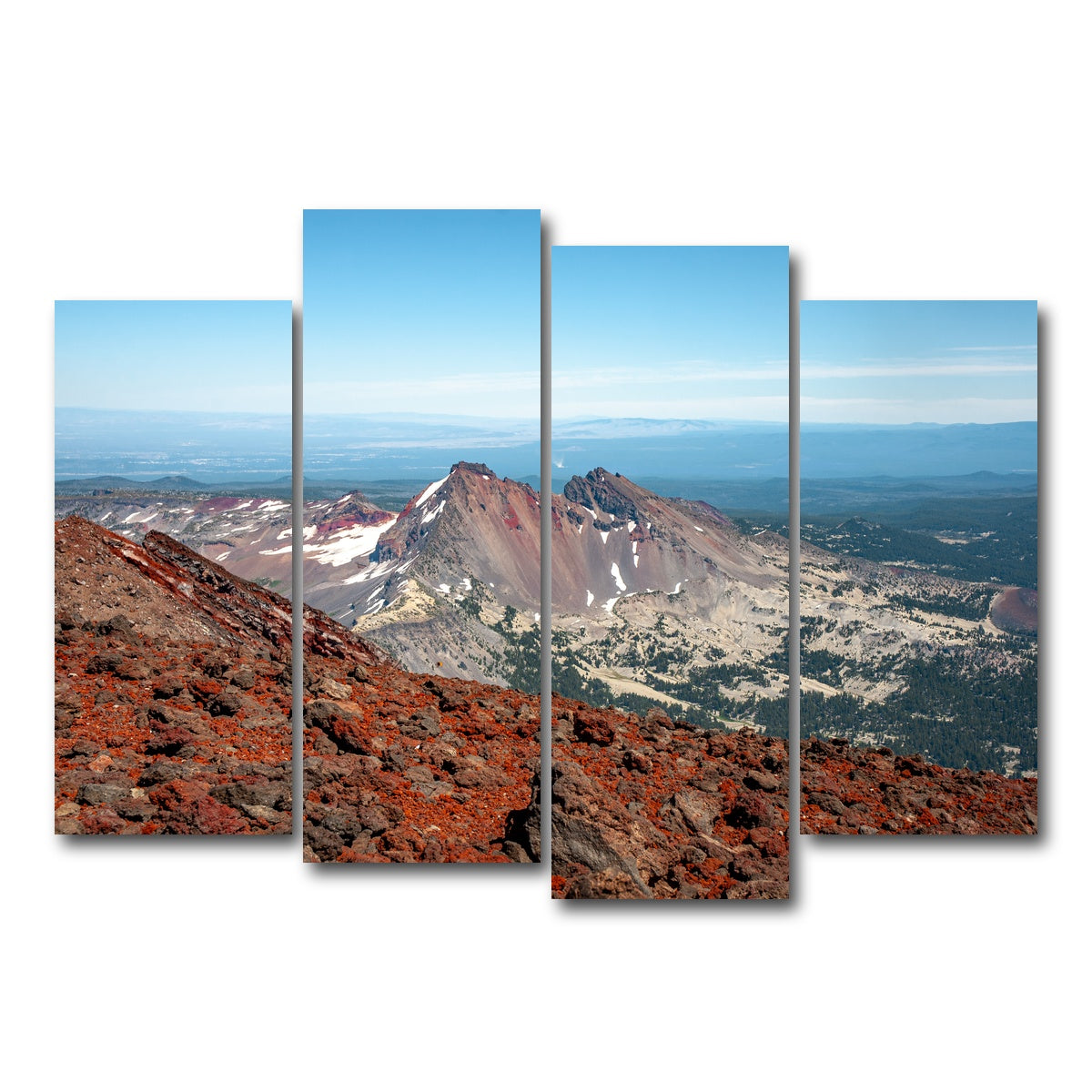 AUTO-MOCKUP WHITE | South Sister | 4 Piece | Gallery Wrap Canvas | group=4_normal