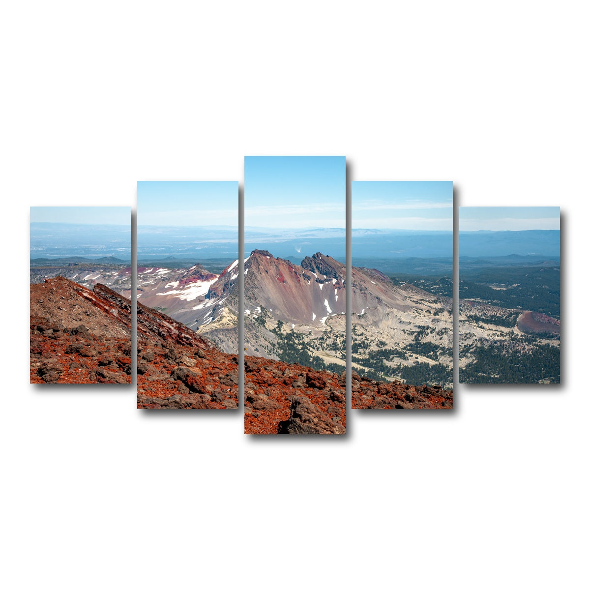 AUTO-MOCKUP WHITE | South Sister | 5 Piece | Gallery Wrap Canvas | group=5_normal