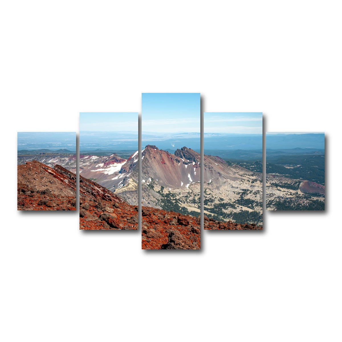 AUTO-MOCKUP WHITE | South Sister | 5 Piece | Gallery Wrap Canvas | group=5_short