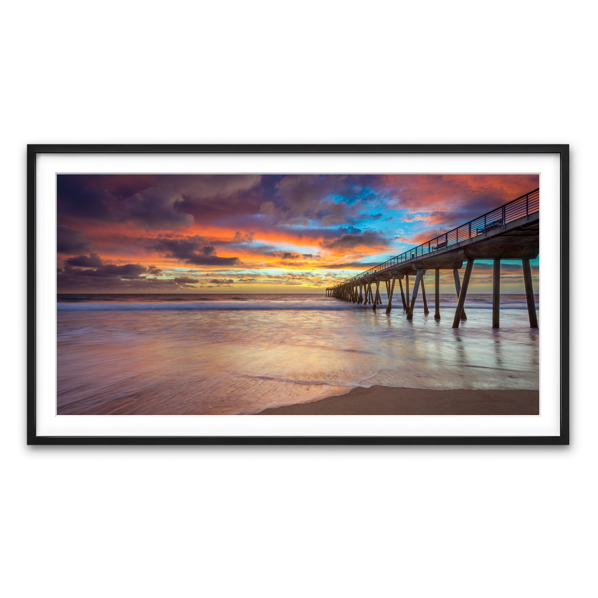 Framed Print 2x1 Black