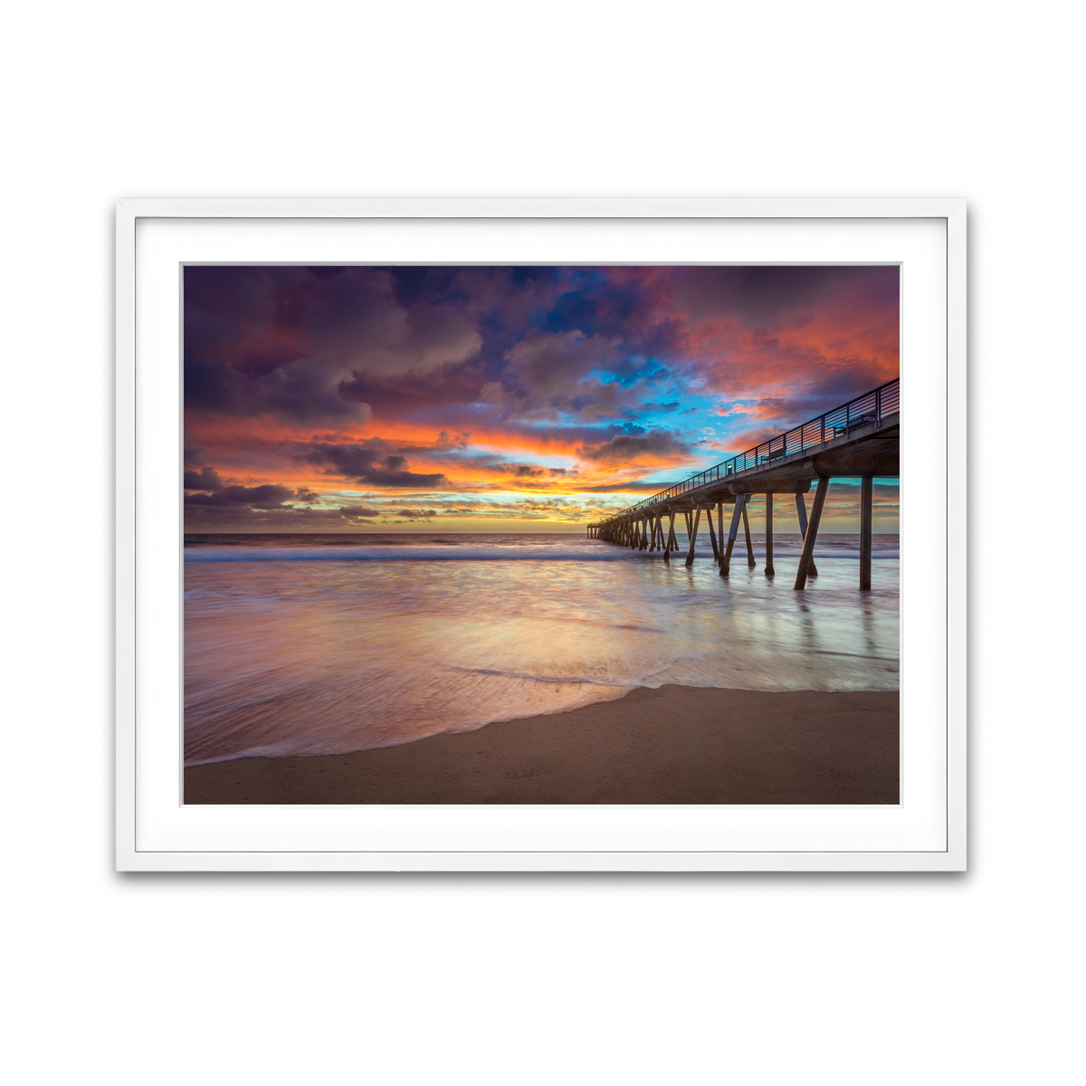 Framed Print 4x3 White