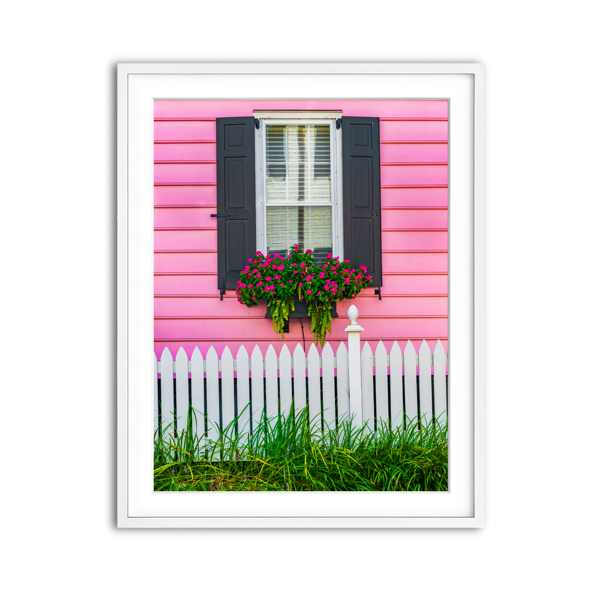 Framed Print 3x4 White