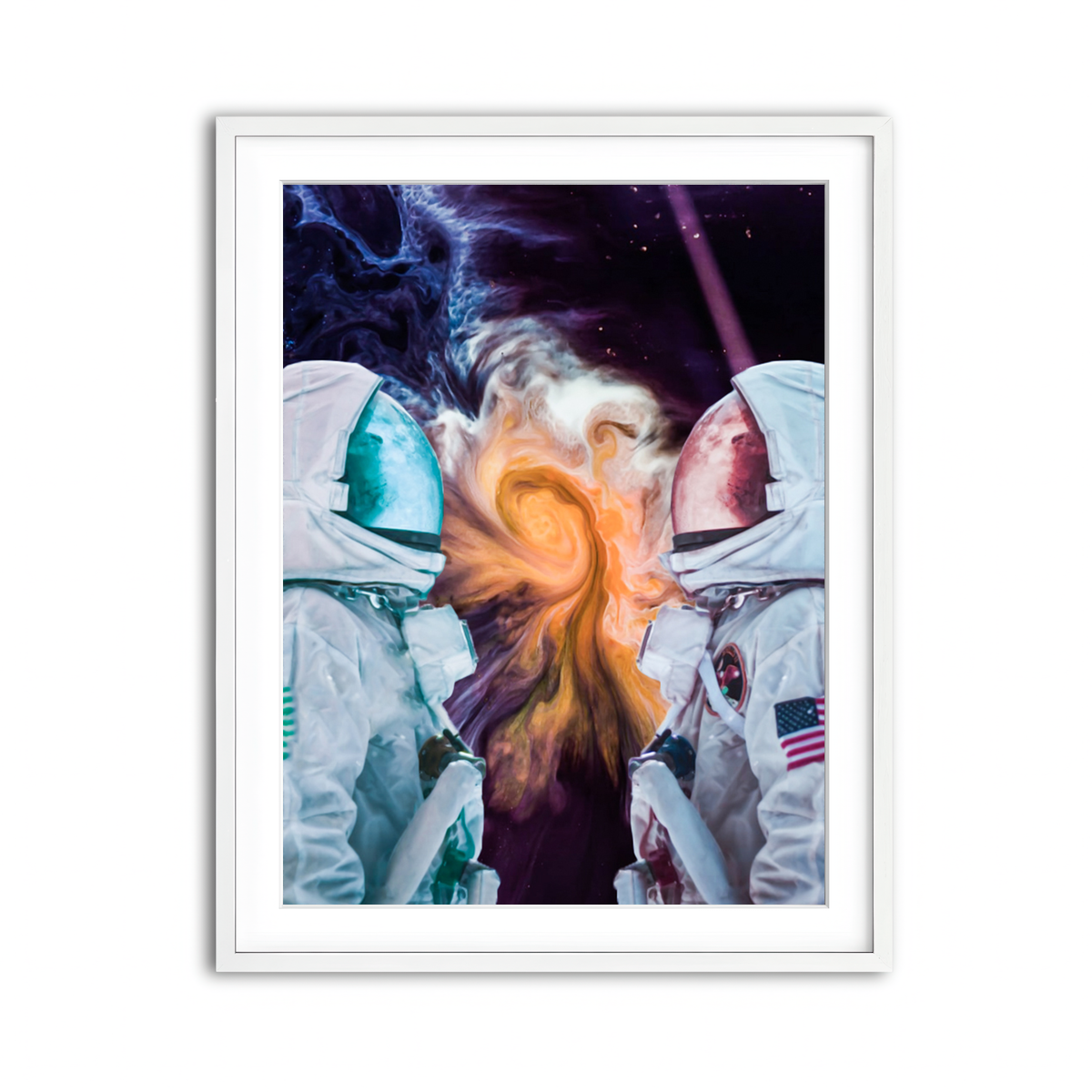 Framed Print 3x4 White