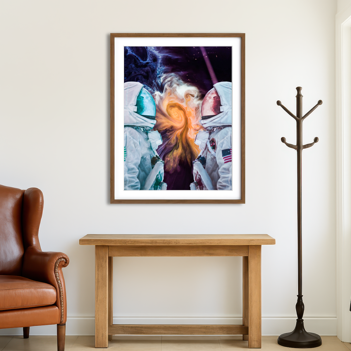 AUTO-MOCKUP ROOM | Space Guardians Wall Art