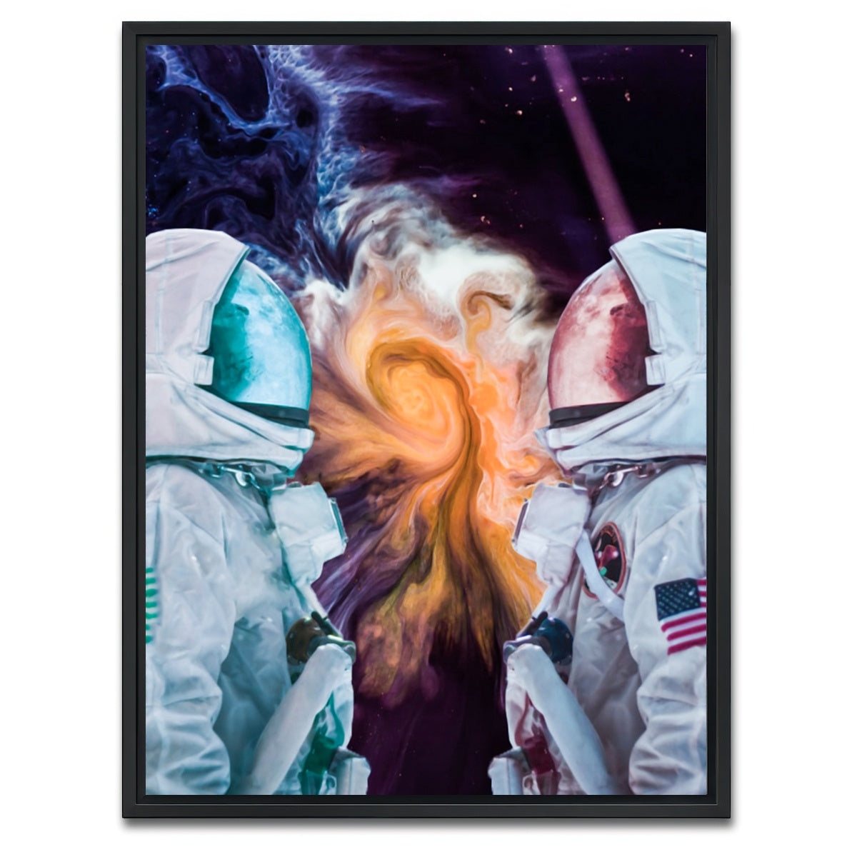 AUTO-MOCKUP WHITE | Space Guardians | 1 Piece | Black Framed Canvas | group=3x4
