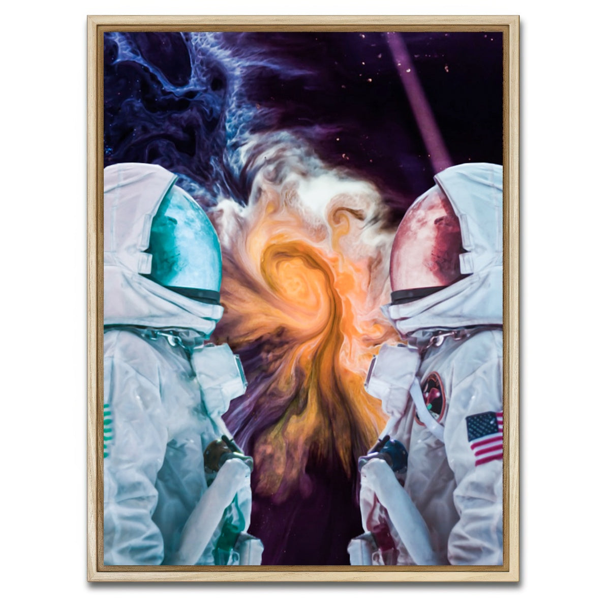 AUTO-MOCKUP WHITE | Space Guardians | 1 Piece | Natural Framed Canvas | group=3x4