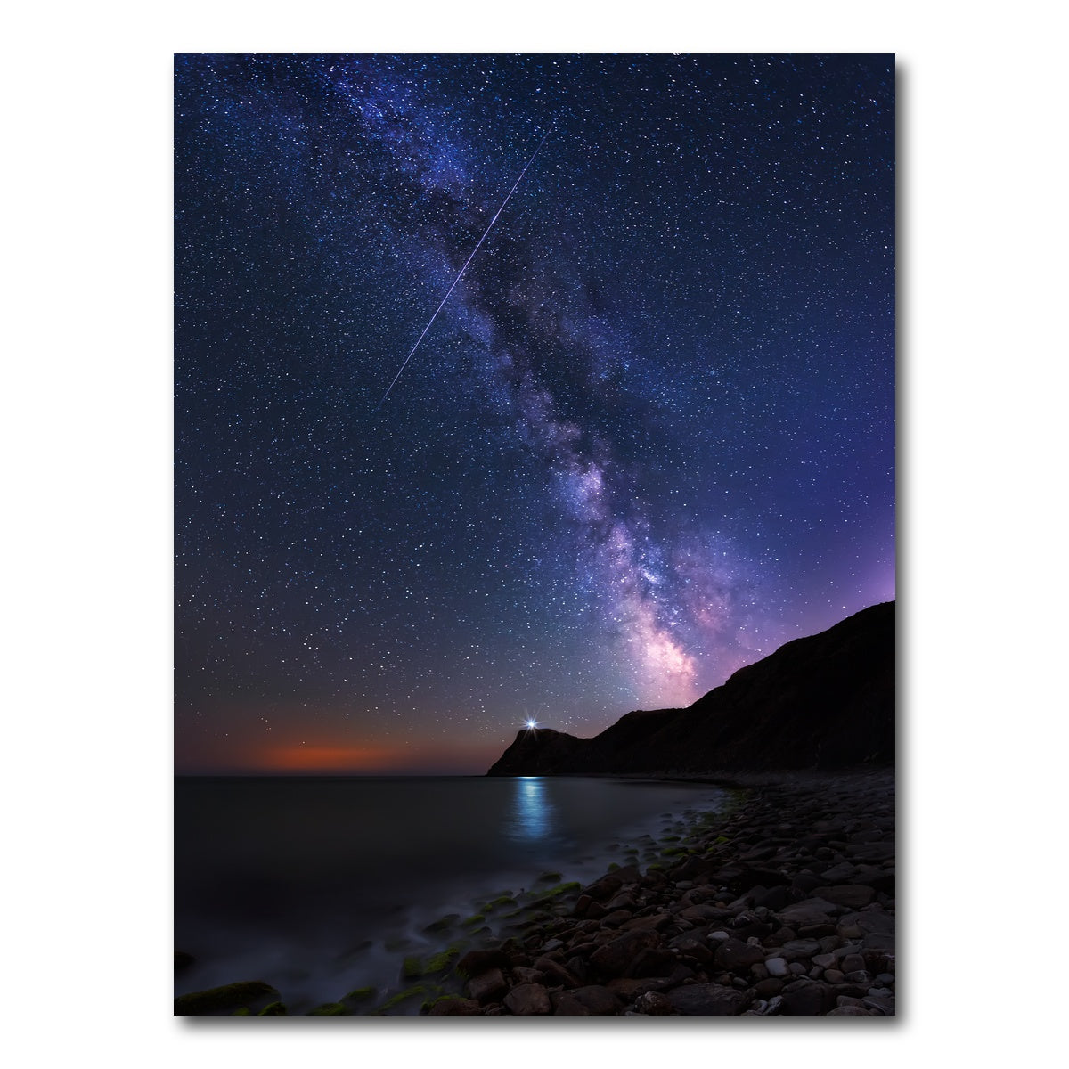 AUTO-MOCKUP WHITE | Space Lighthouse | 1 Piece | Gallery Wrap Canvas | group=3x4