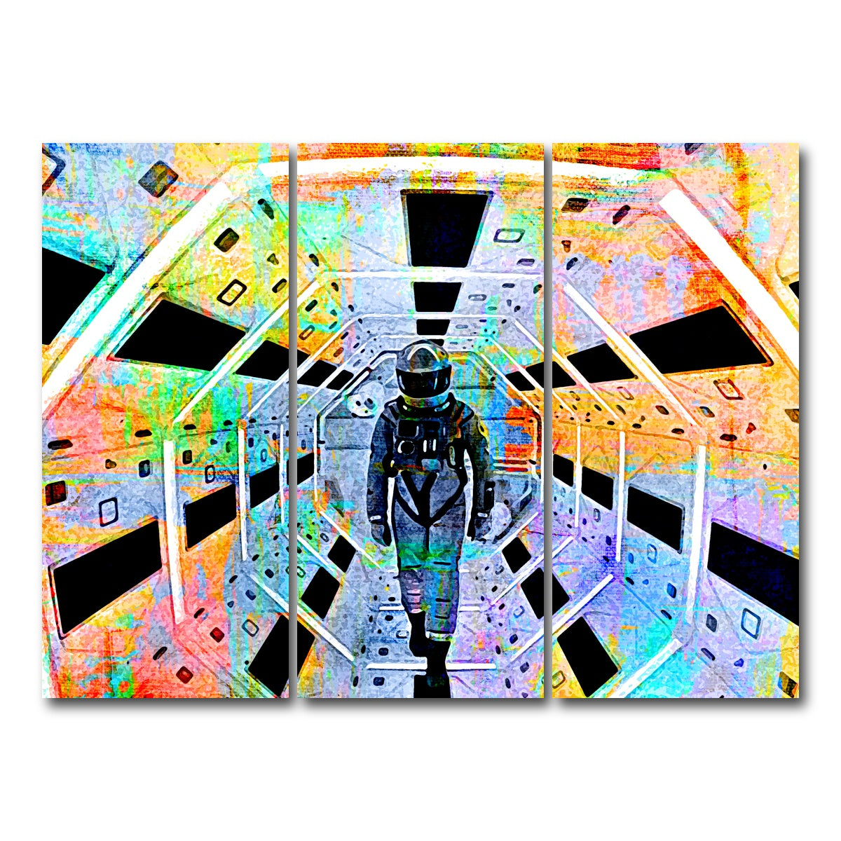 AUTO-MOCKUP WHITE | Space Odyssey | 3 Piece | Gallery Wrap Canvas | group=8x18