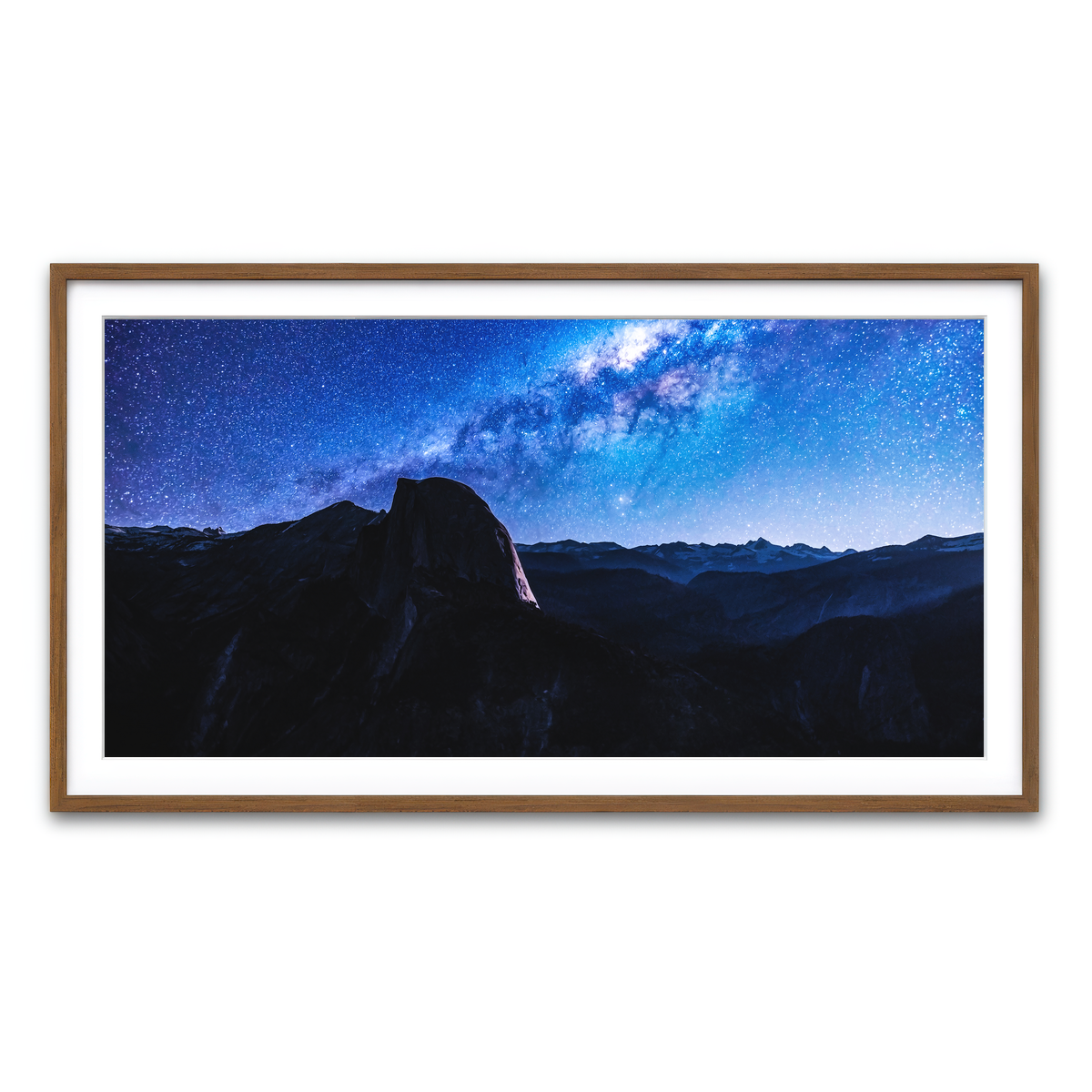 Framed Print 2x1 Walnut