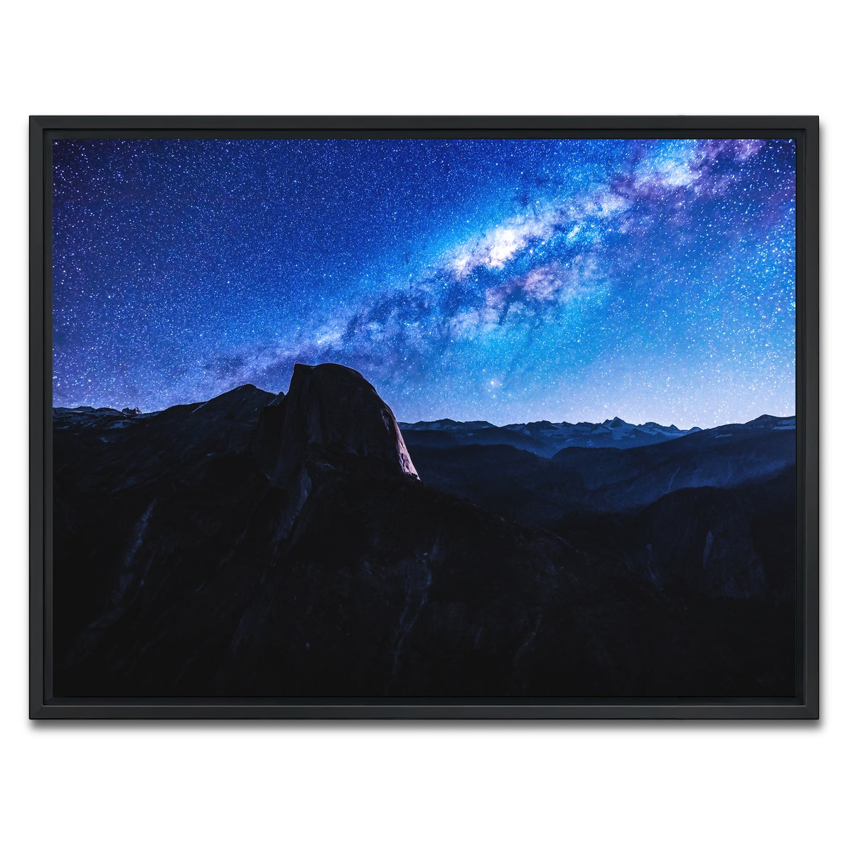 AUTO-MOCKUP WHITE | Space and Half Dome | 1 Piece | Black Framed Canvas | group=4x3
