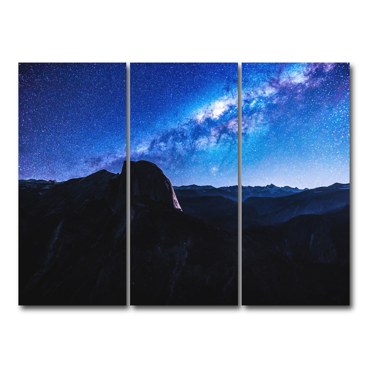 AUTO-MOCKUP WHITE | Space and Half Dome | 3 Piece | Gallery Wrap Canvas | group=8x18