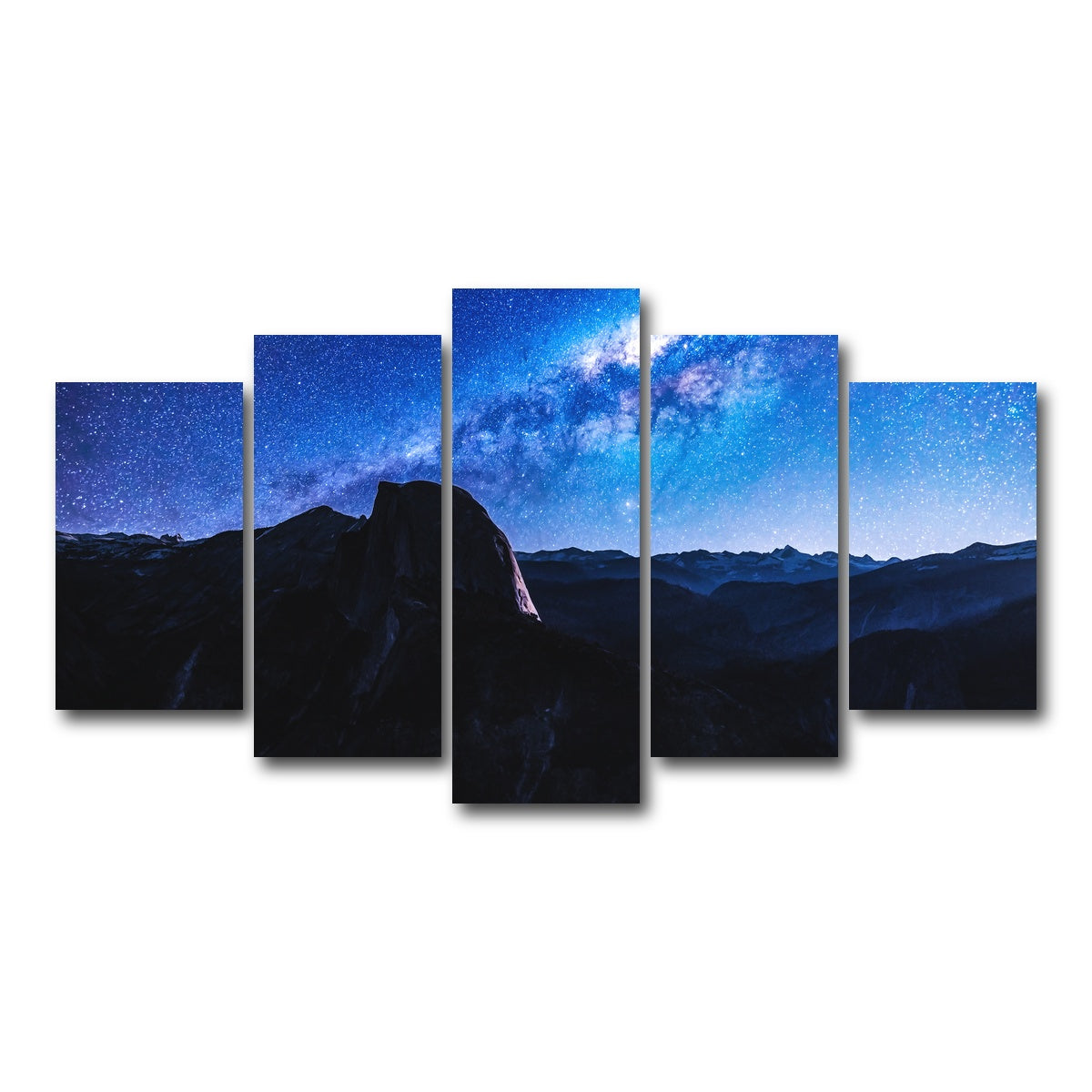 AUTO-MOCKUP WHITE | Space and Half Dome | 5 Piece | Gallery Wrap Canvas | group=5_normal