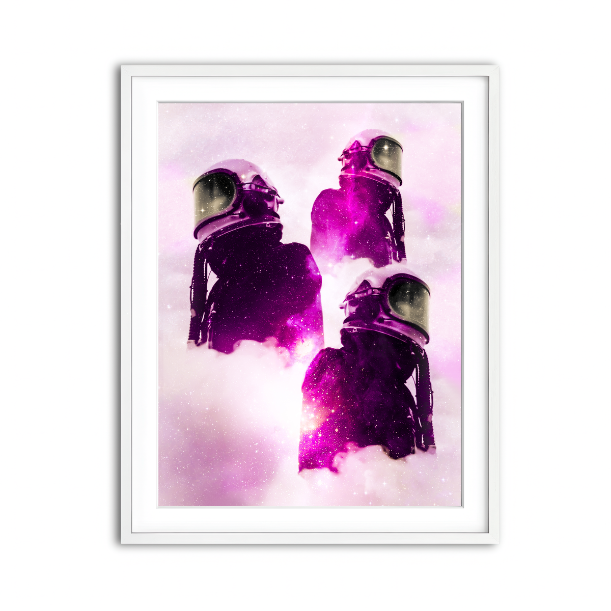 Framed Print 3x4 White