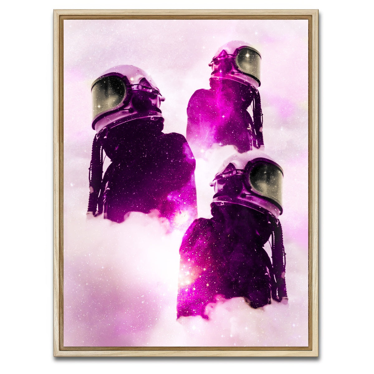 AUTO-MOCKUP WHITE | Space explorers | 1 Piece | Natural Framed Canvas | group=3x4