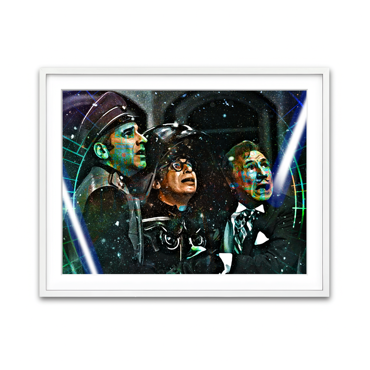 Framed Print 4x3 White