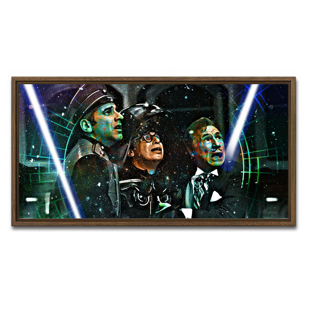 AUTO-MOCKUP WHITE | Spaceballs | 1 Piece | Walnut Framed Canvas | group=2x1