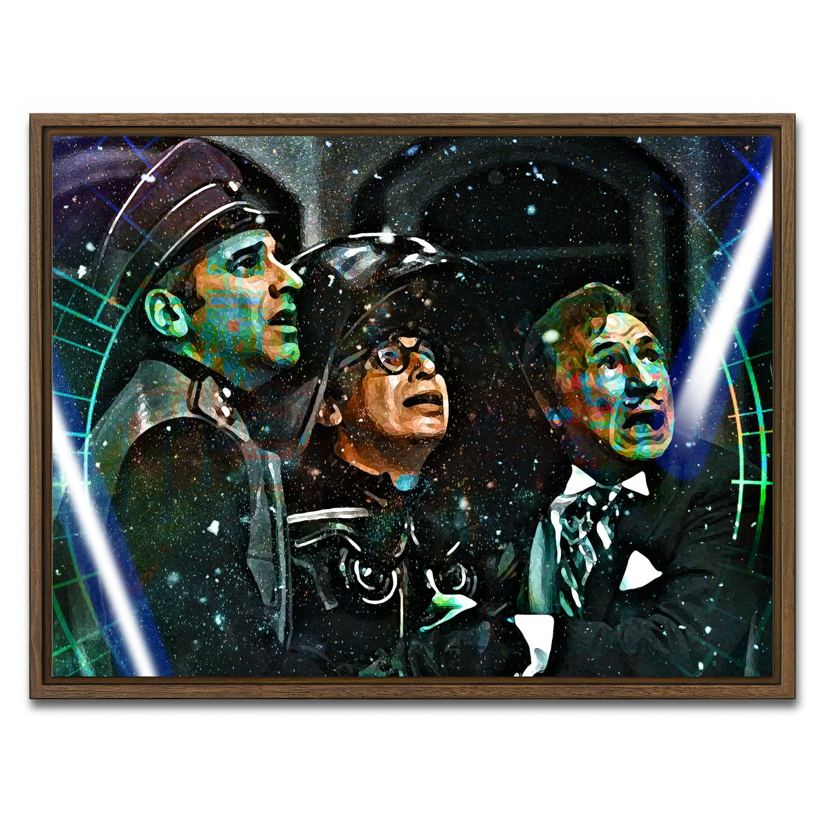 AUTO-MOCKUP WHITE | Spaceballs | 1 Piece | Walnut Framed Canvas | group=4x3