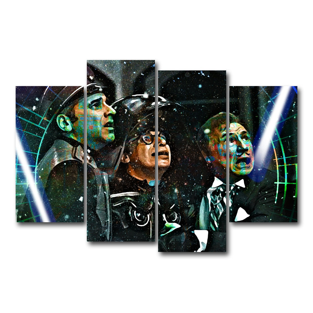AUTO-MOCKUP WHITE | Spaceballs | 4 Piece | Gallery Wrap Canvas | group=4_short