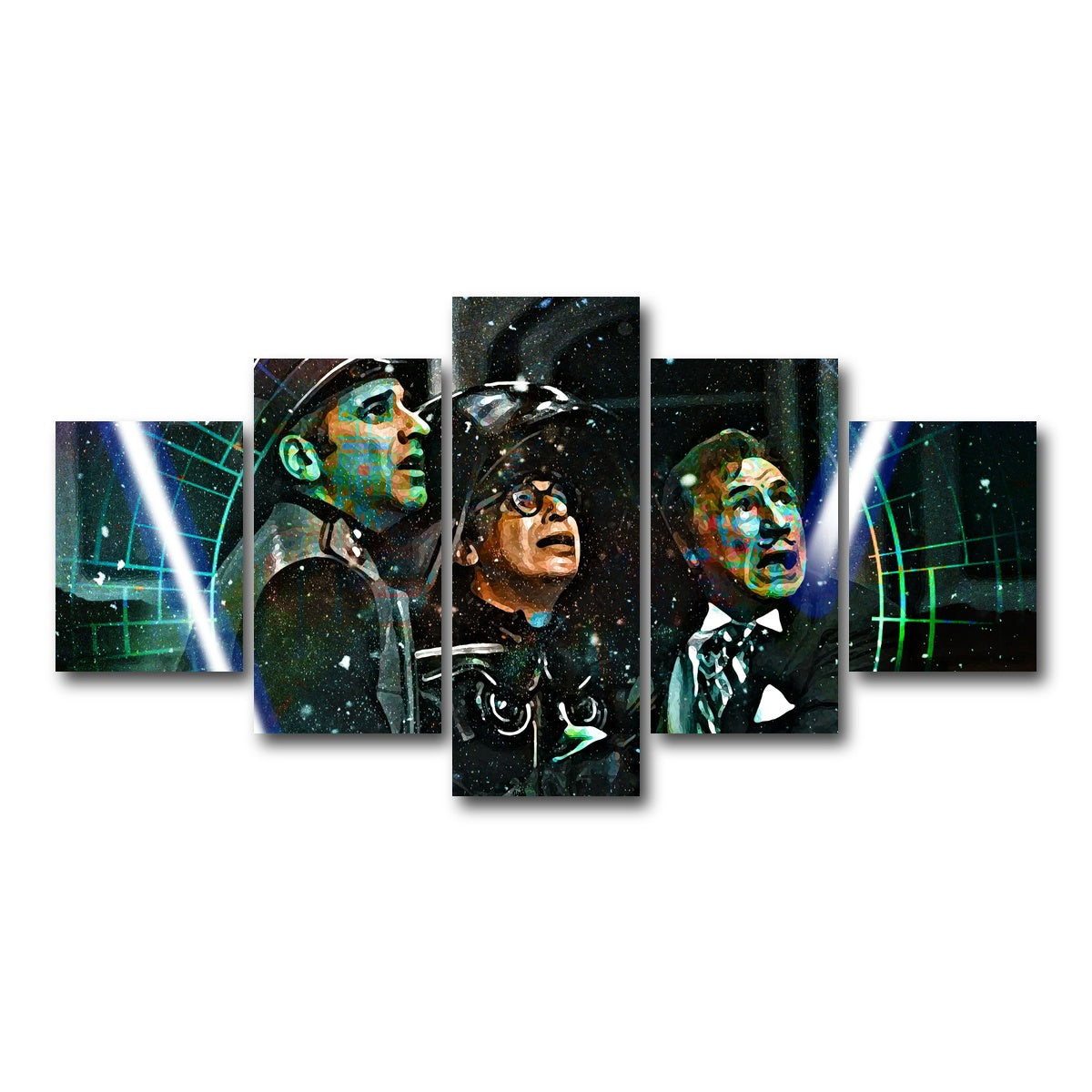 AUTO-MOCKUP WHITE | Spaceballs | 5 Piece | Gallery Wrap Canvas | group=5_short