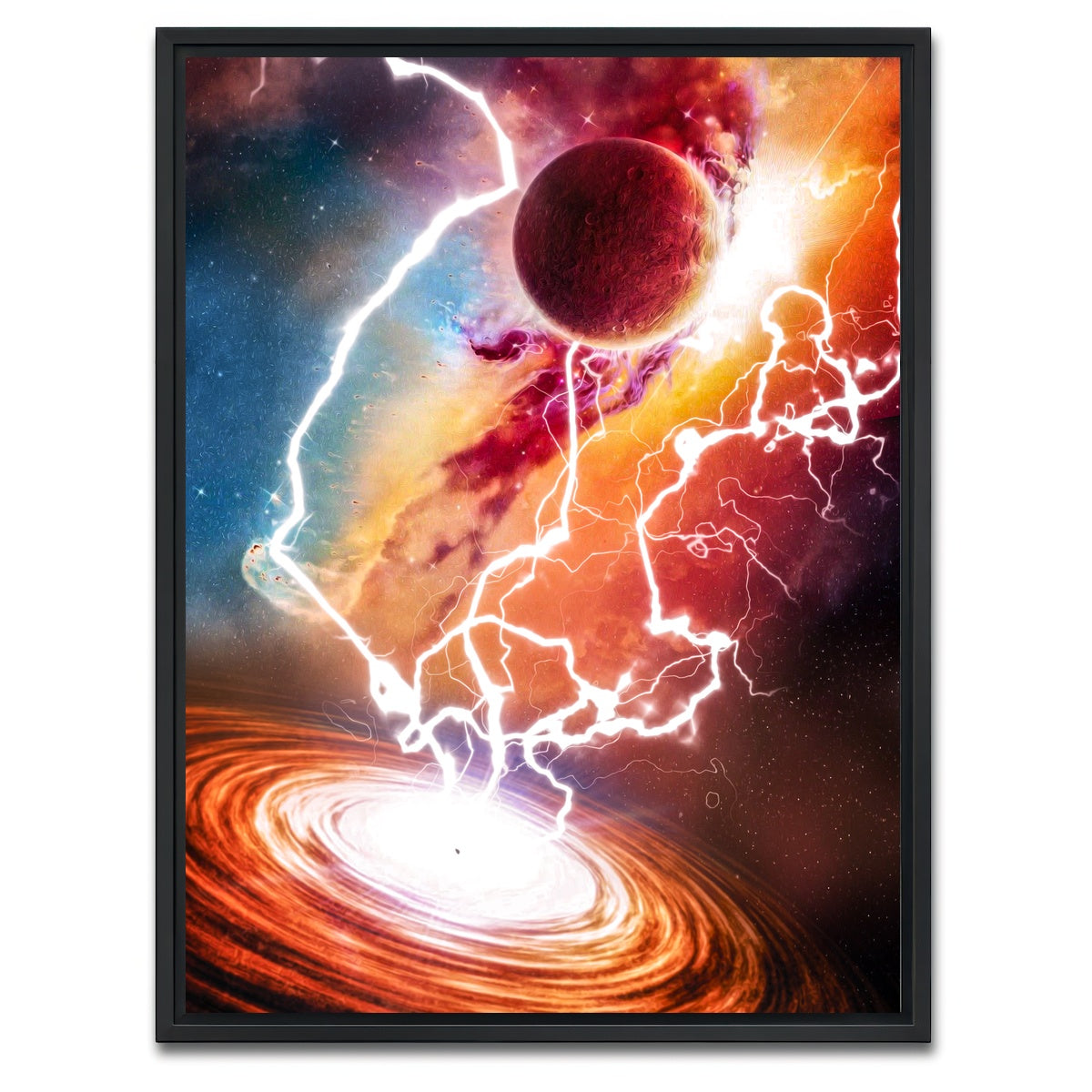 AUTO-MOCKUP WHITE | Spacescape 13 | 1 Piece | Black Framed Canvas | group=3x4