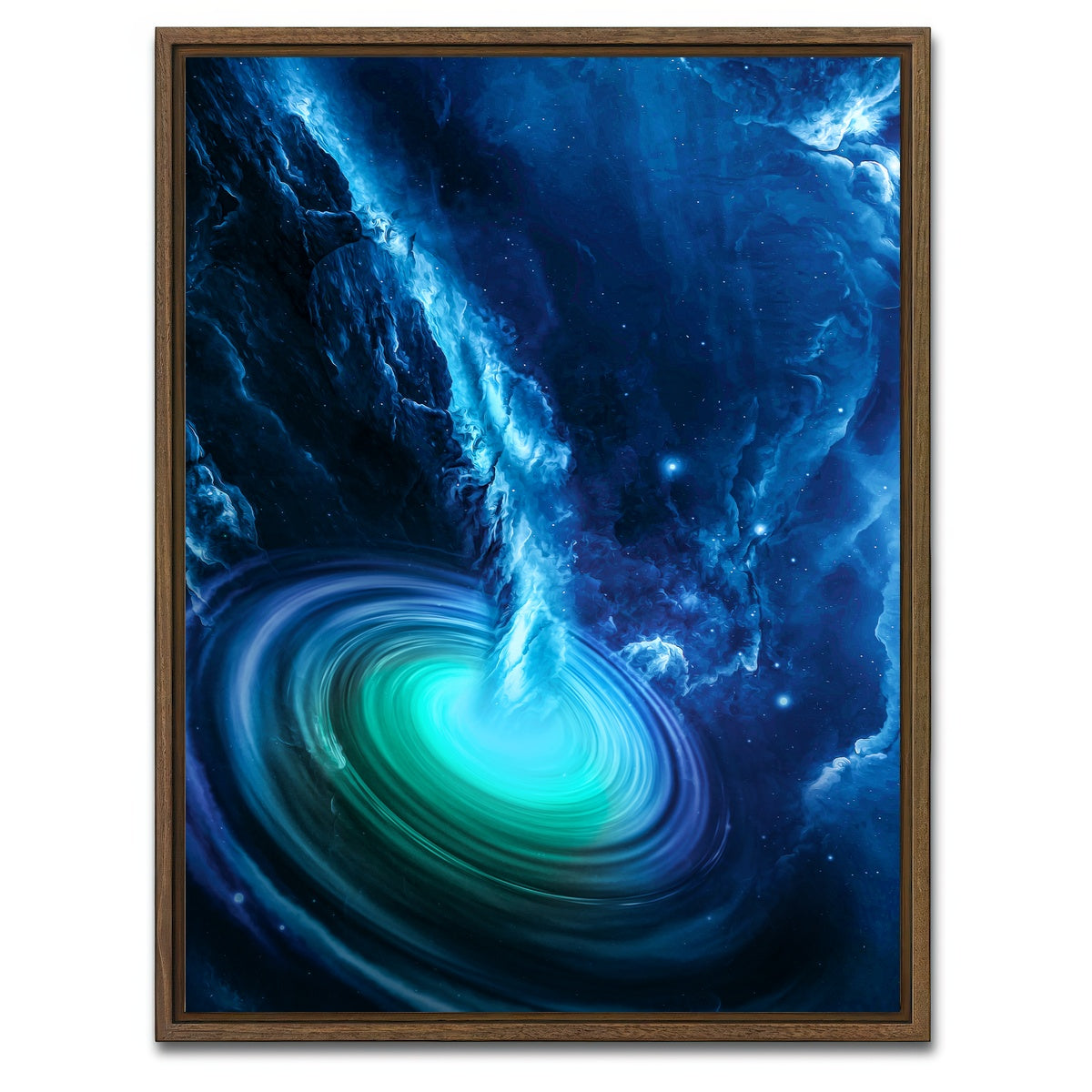 AUTO-MOCKUP WHITE | Spacescape 17 | 1 Piece | Walnut Framed Canvas | group=3x4