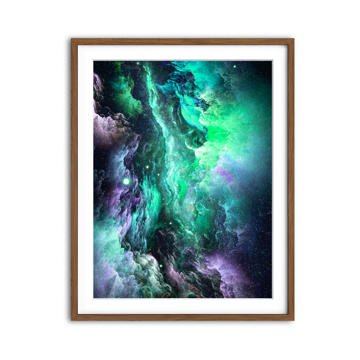 Framed Print 3x4 Walnut