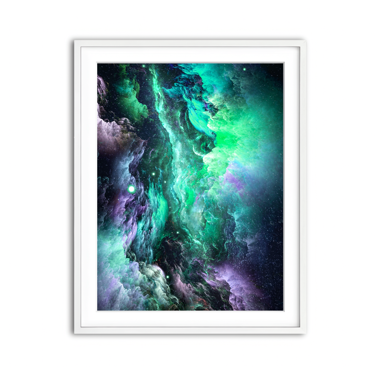 Framed Print 3x4 White