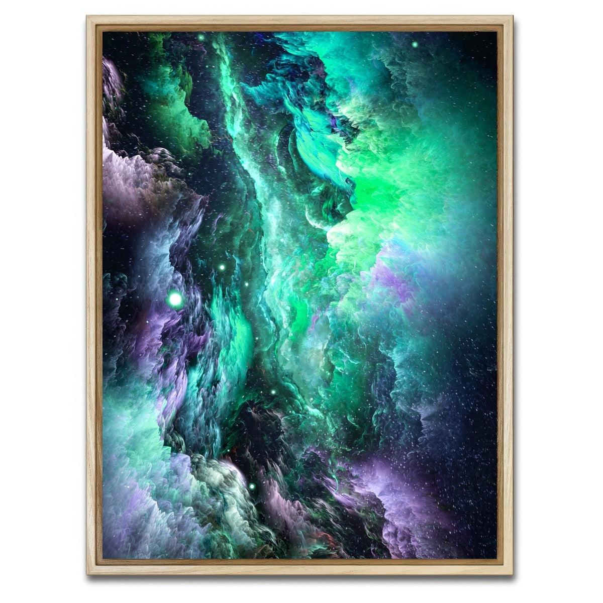 AUTO-MOCKUP WHITE | Spacescape 3 | 1 Piece | Natural Framed Canvas | group=3x4