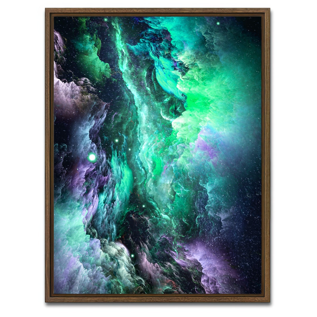 AUTO-MOCKUP WHITE | Spacescape 3 | 1 Piece | Walnut Framed Canvas | group=3x4