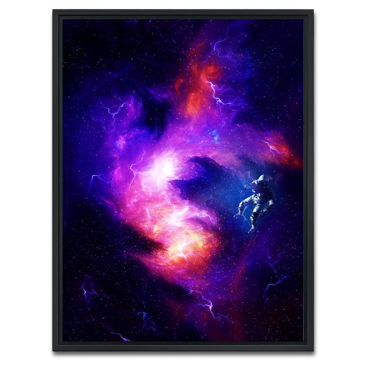 AUTO-MOCKUP WHITE | Spacescape 8 | 1 Piece | Black Framed Canvas | group=3x4