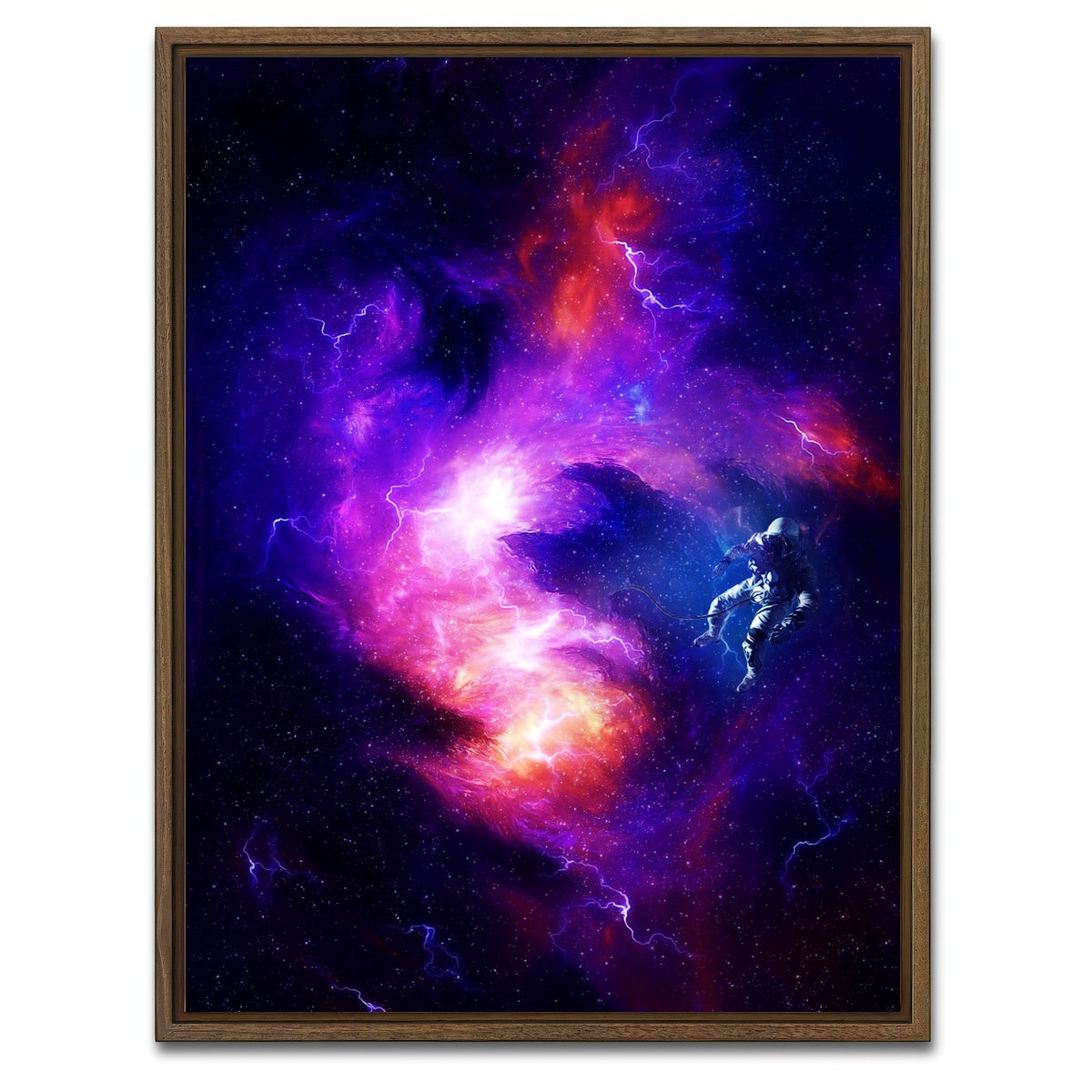 AUTO-MOCKUP WHITE | Spacescape 8 | 1 Piece | Walnut Framed Canvas | group=3x4