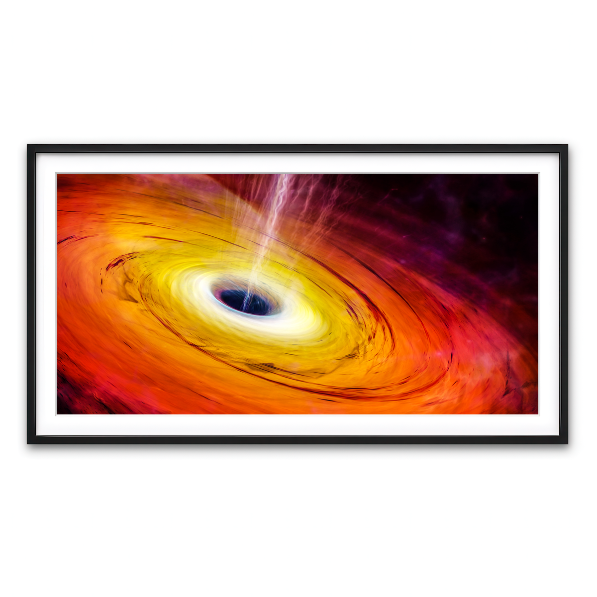 Framed Print 2x1 Black