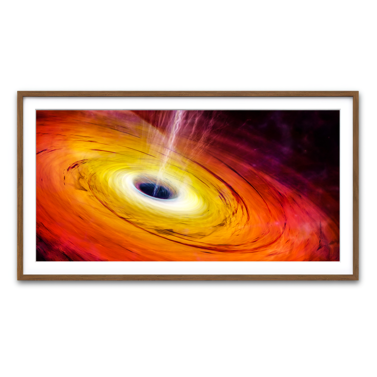 Framed Print 2x1 Walnut