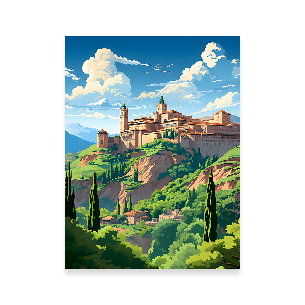Alhambra - Grenada - Spain Wall Art
