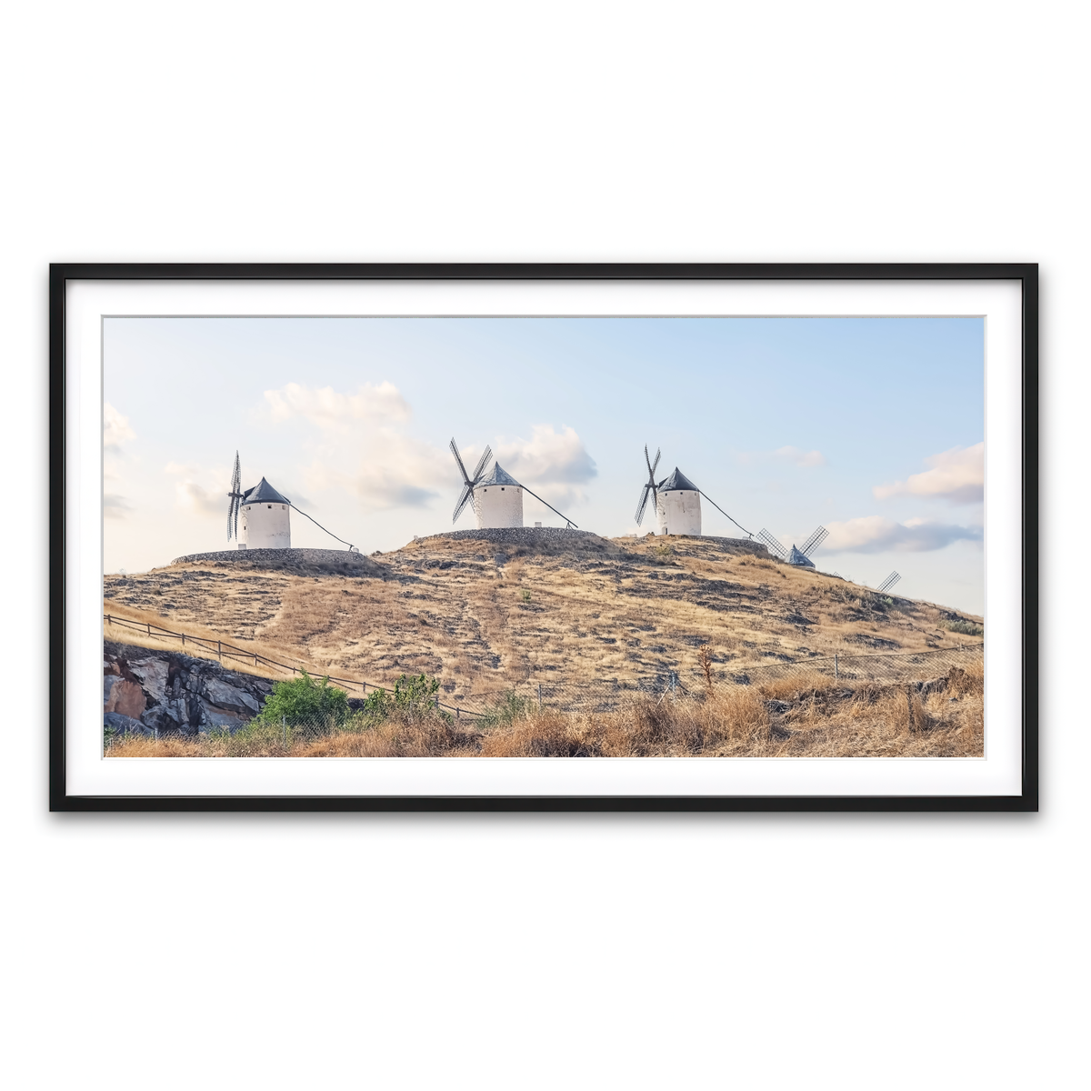 Framed Print 2x1 Black