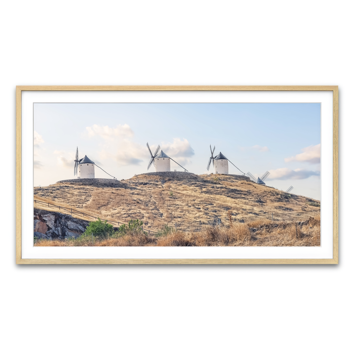 Framed Print 2x1 Natural