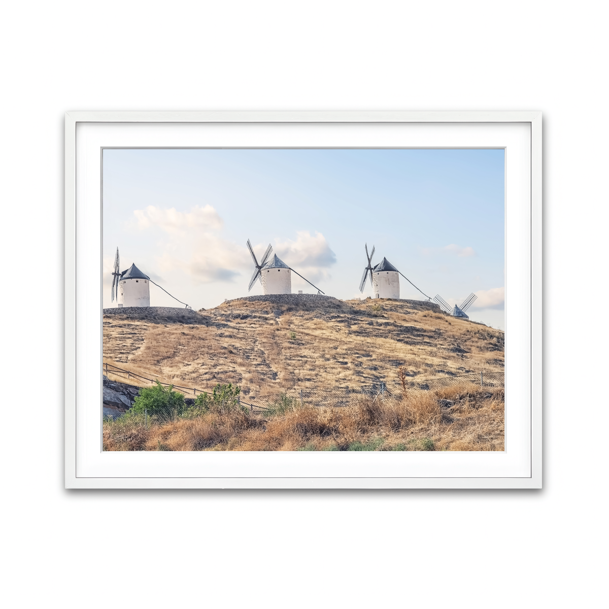 Framed Print 4x3 White