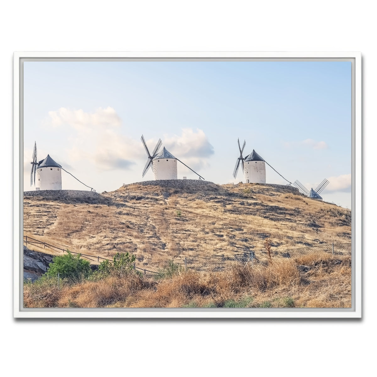 AUTO-MOCKUP WHITE | Spanish Landscape | 1 Piece | White Framed Canvas | group=4x3